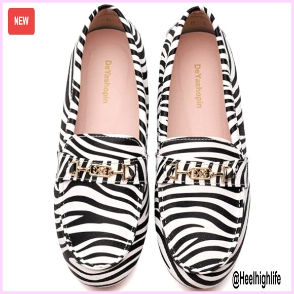 Classic Slip-On Loafers Comfort Walking Flats Elegant Minimal Work Shoes - Picture 6 of 7